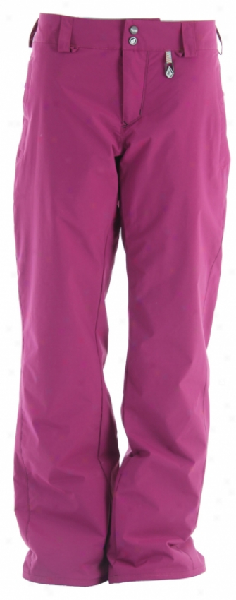 Volcom Opera Insulated Snowboard Pants Plum