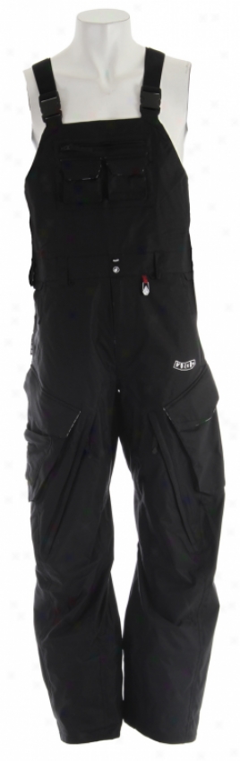 Volcom Overthrow &quot;t.d.s&quot; Overall Snowboard Pants Black