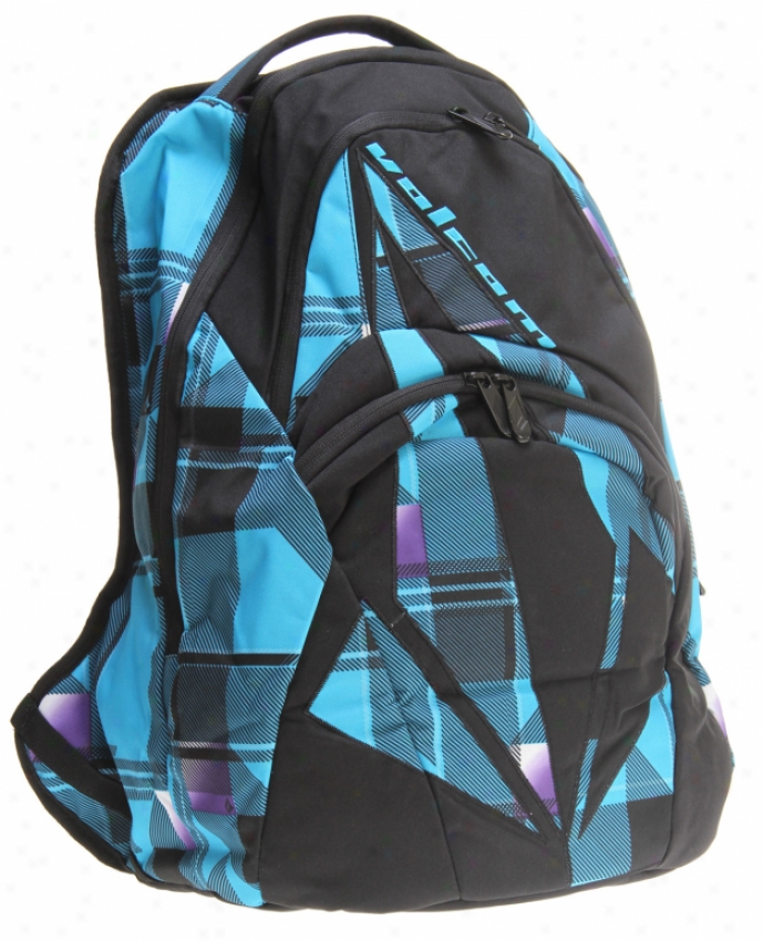 Volcom Purma Backpack Blue Plaid