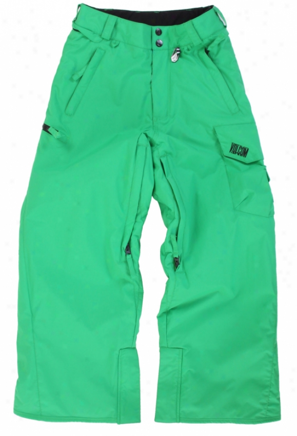 Volcom Raider Insulated Snowboard Pants Green