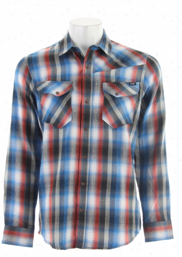 Volcom Refract L/s Shirt Blue