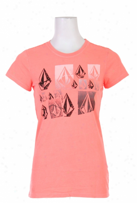 Volcom Side By Stone Sheer T-shirt Flame