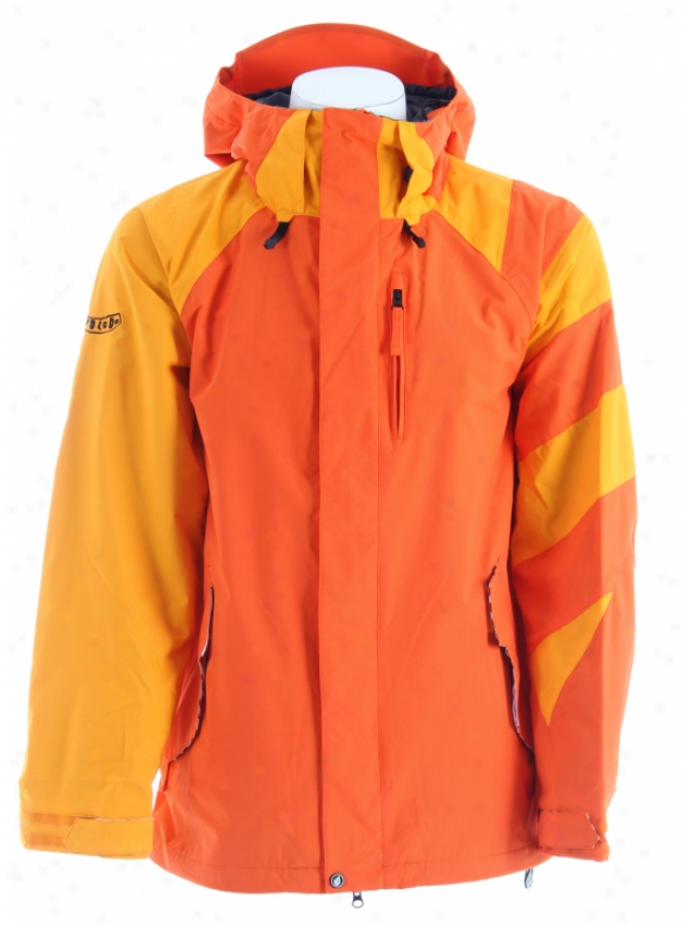 Volcom Singleton Snowboard Jacket Atomic Orange