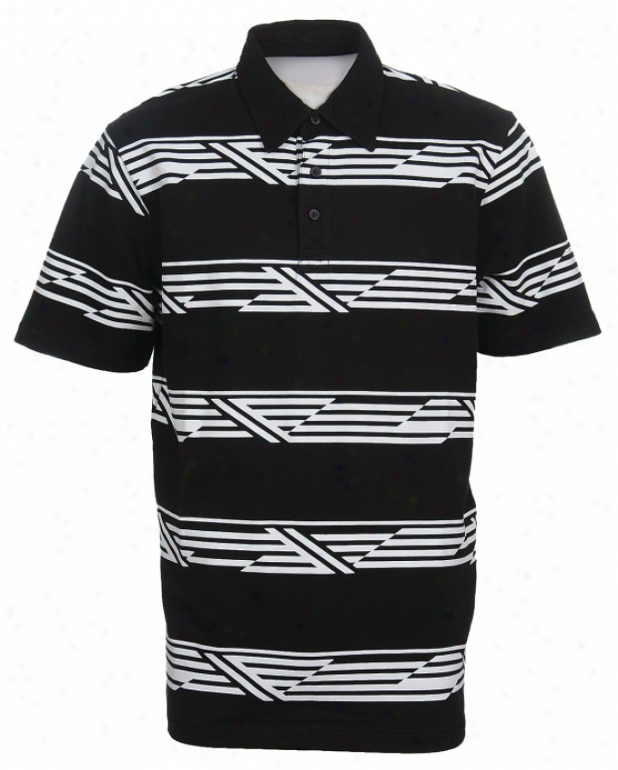 Volcom Tetris Breakout Polo Shirt Black