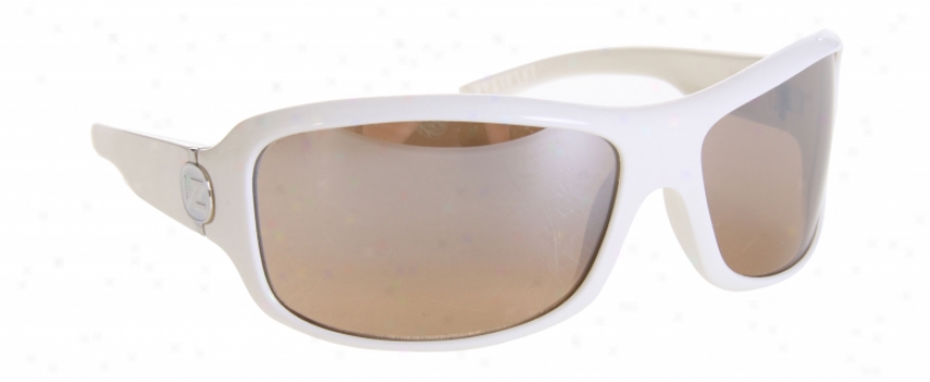 Vonzipper Absinthe Sunglasses White Gloss/chrome Gradient Lens