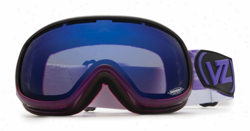 Vonzipper Chakra Snowboard Goggles Purple Erkel/astro Chrome Lens