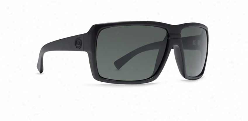 Vonzipper Panzer Sunglasses S.i.n. Black Satin/grey Lens