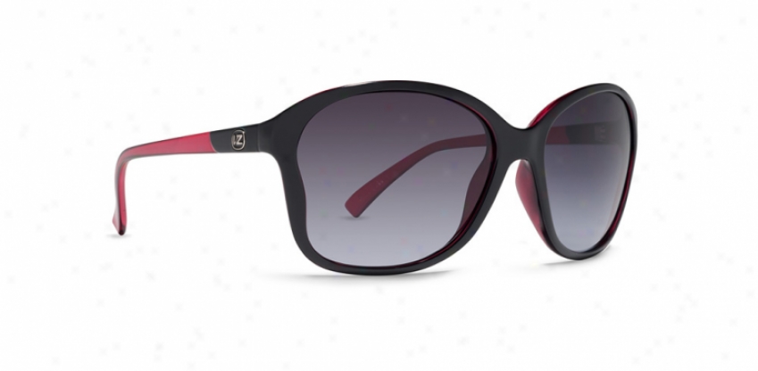 Vonzipper Runaway Sunglasses Berry Black/ Gradient Lens