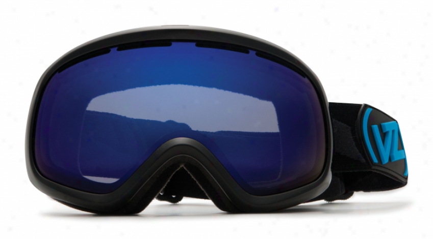 Vonzipper Skylab Snowboard Goggles Black Gloss/astro Chrome Lens