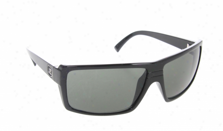 Vonzipper Snwrk Sunglasses Black Gloss/grey Lens