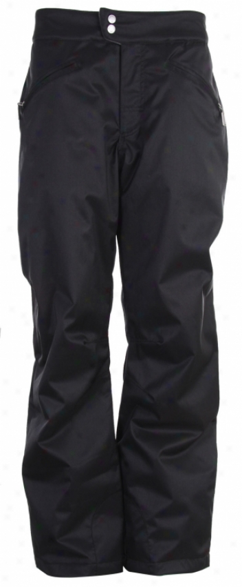 White Sierra Cinder Cone Snow Pants Black