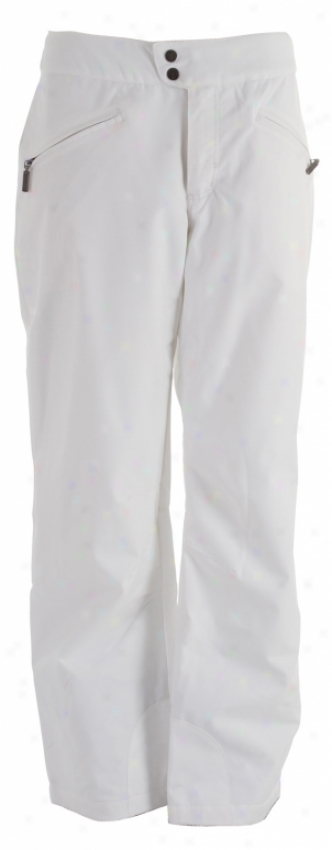 White Sierra Cinder Cone Snowboard Pants White