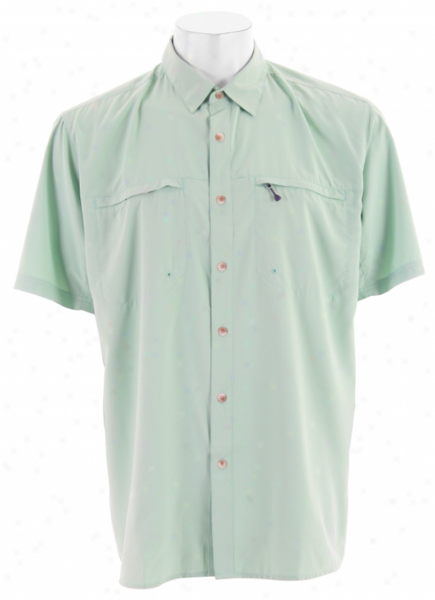 White Sierra Kalgoorlie Shirt Spruce Green