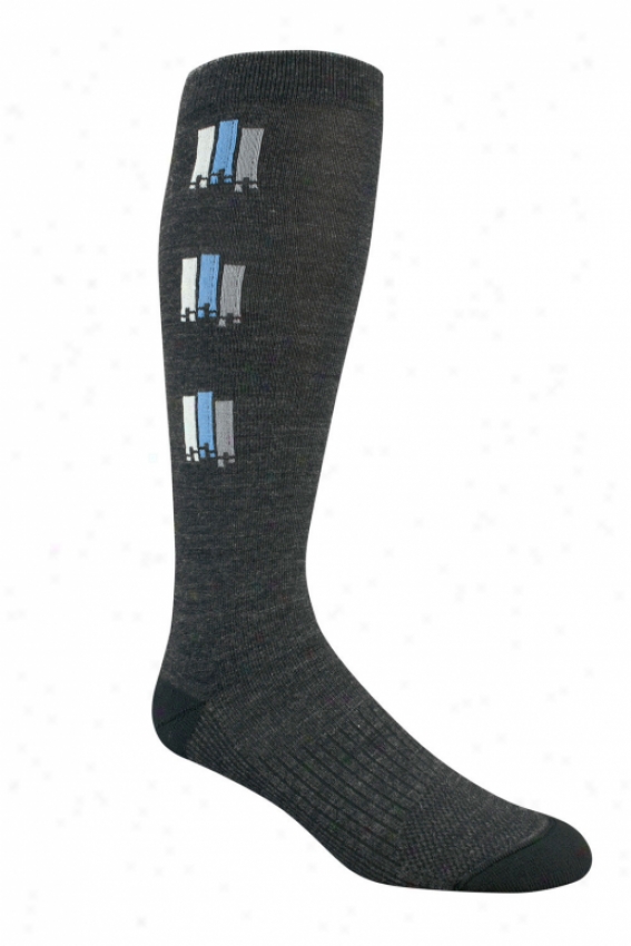 Wigwam Snow Vertical Fusion Socks Oxford