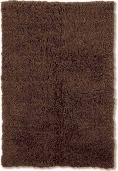 10' X 14' Flokati Area Rug - 100% Wool Coc0a Coor