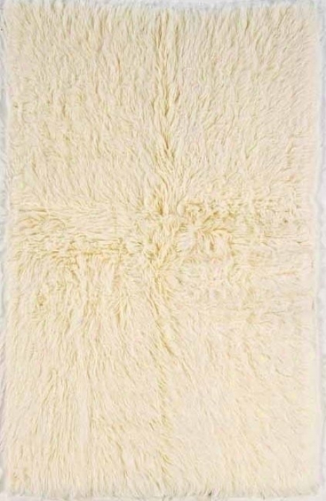 10' X 14' Flokati Area Rug - 100% Wool Natural Color
