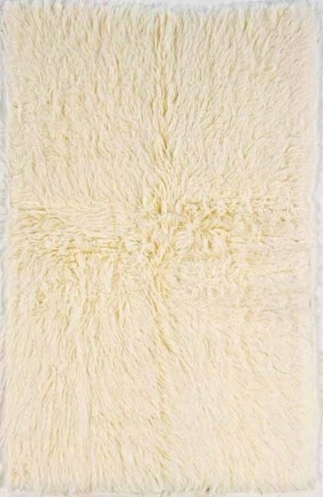 10' X 14' Flokati Area Rug - Hane Woven 100% Wool Natura lColour