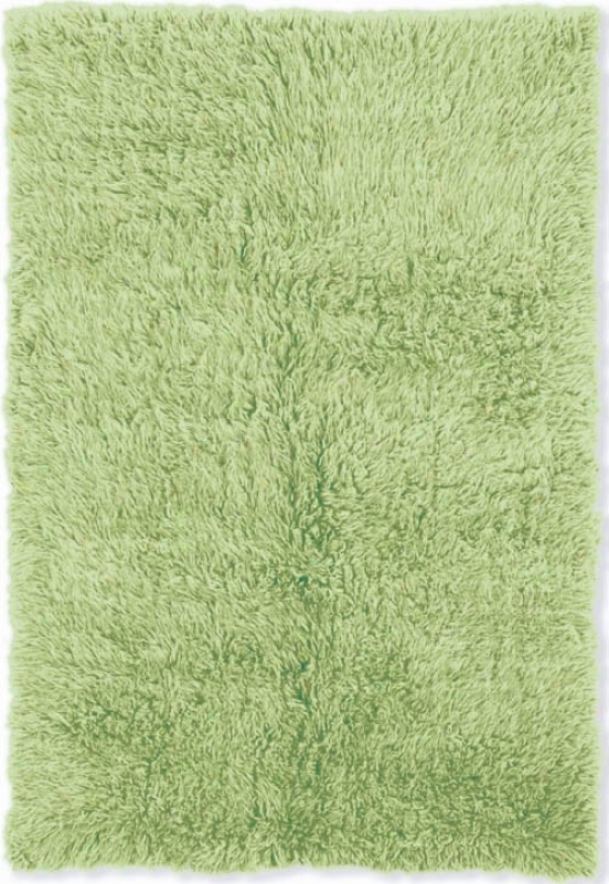 10' X 16' Hand Woven Flokai Rug In Lime Green Color