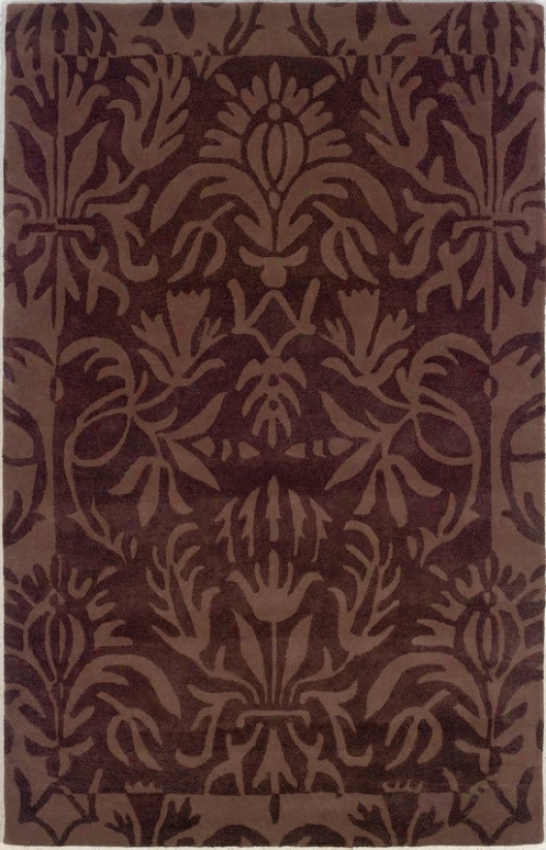 1'10&quot X 2'10&quot Hand Tufted Area Rug In Mysterious Brown And Brown