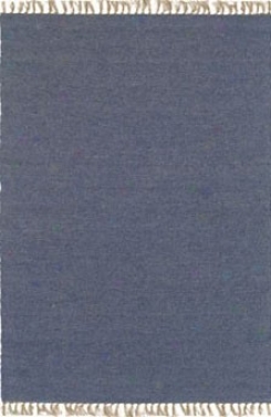 1'10&quot X 2'10&quot Lead Woven Area Rug Blucle Look In Denim Blue