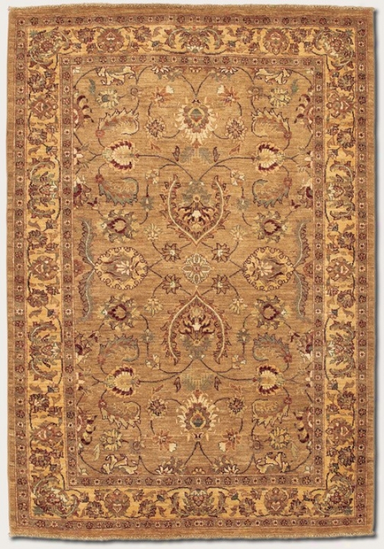 12' X 15' Area Rug Eco-froendly Vintage Pattern In Camel Color