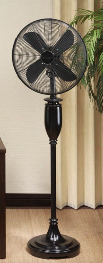 16&quot Blackwood Deco Floor Standing Fan