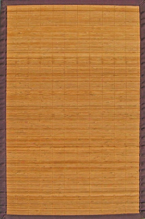 2' X 3' Villager Natural Environmentally Friendly Bamboo Rug