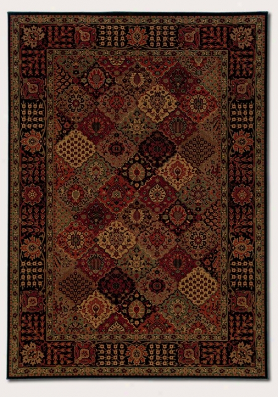 2' X 3'7&quot Area R8g Greek  Persian Pattern In Burgundy