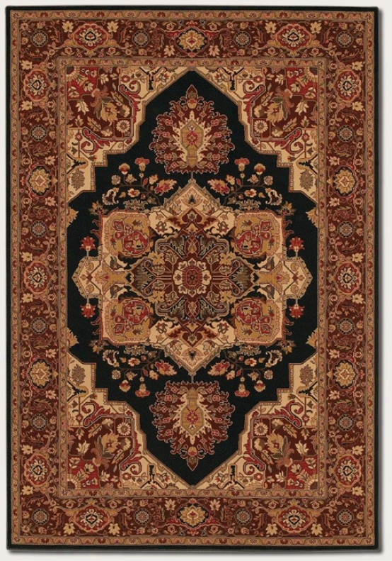 2' X 3'7&quot Area Rug Classic Persian Pattern In Brown Rust