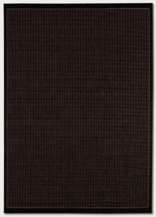 2' X 3'7&quot Area Rug Contemporary Style In Black And Cocoa Color