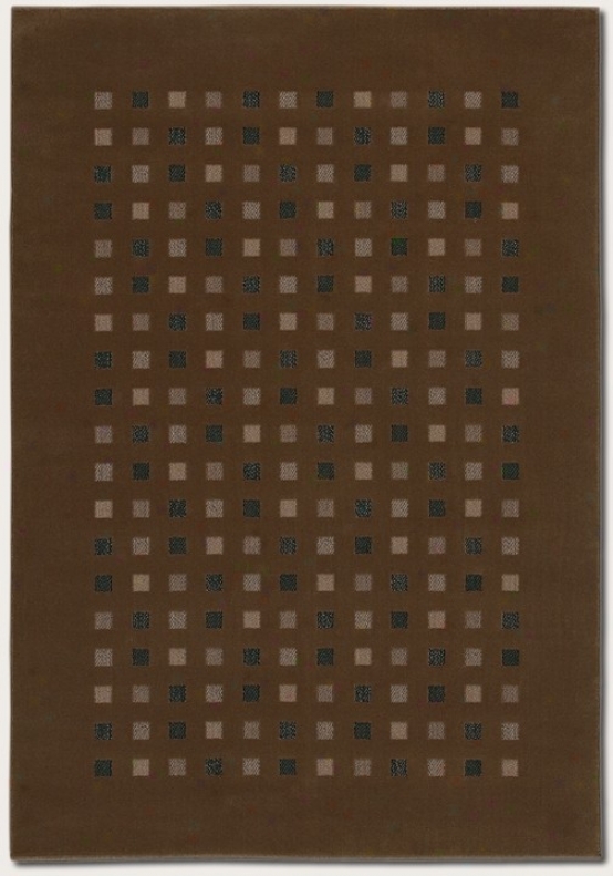 2' X 3'7&quot Area Rug Contemporary Style In Coffee Cooor