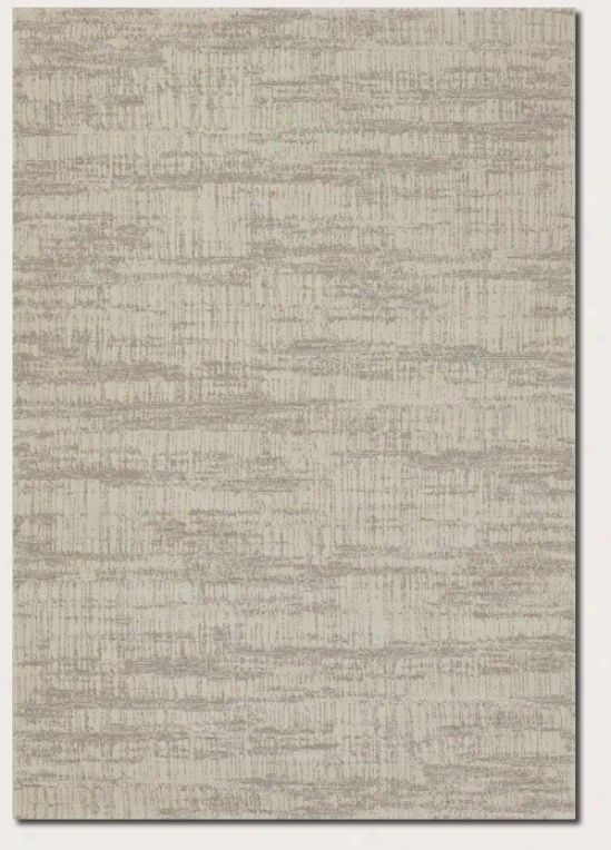 2' X 3'7&quot Area Rug Contemporary Style In Ivory Grey