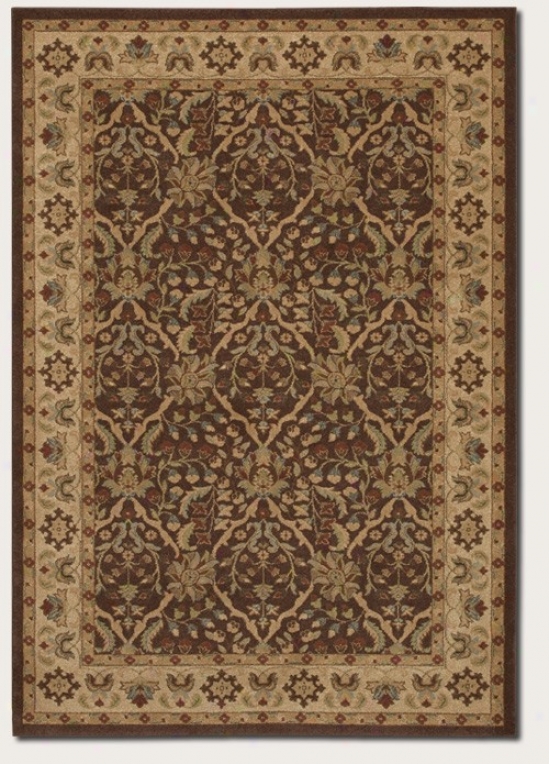 2'11&quot X 7'6&quoy Runner Area Rug Persian Pattern In Chocolate