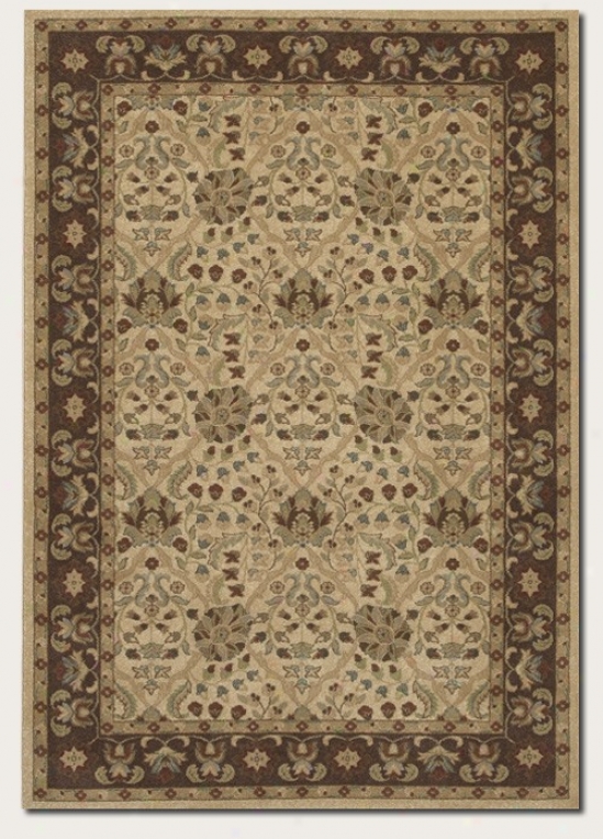 2'2&quot X 4'2&quoot Area Rug Persian Pattern In Latte Color