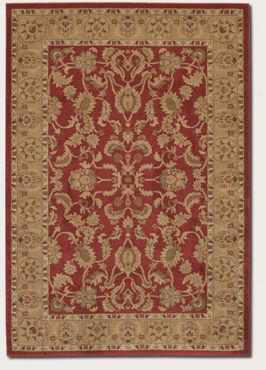 2'2&quot X 4'2&quot Area Rug Persian Pattern In Red Color