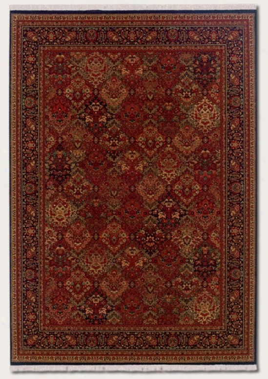 2'2&quot X 4'8&quot Yard Rug Elegant Persian Design In Burgundy