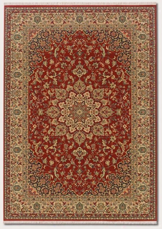 2'2&quot X 4'8&quot Area Rug Classic Persian Design In Rose Bud