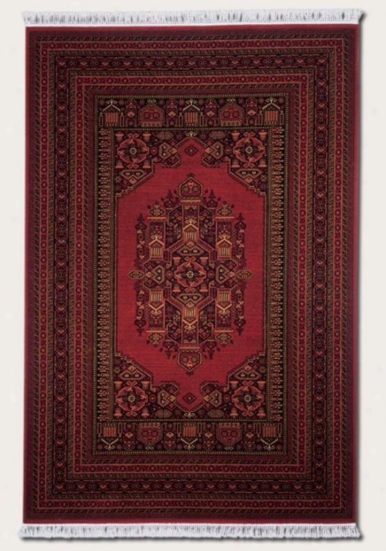 2'2&quot X 4'9&quot Yard Rug Persian Pattern In Burgundy