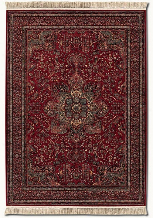 2'2&quot X 4'9&quot Kashimar Medallion Red Classic Persian Design Area Rug