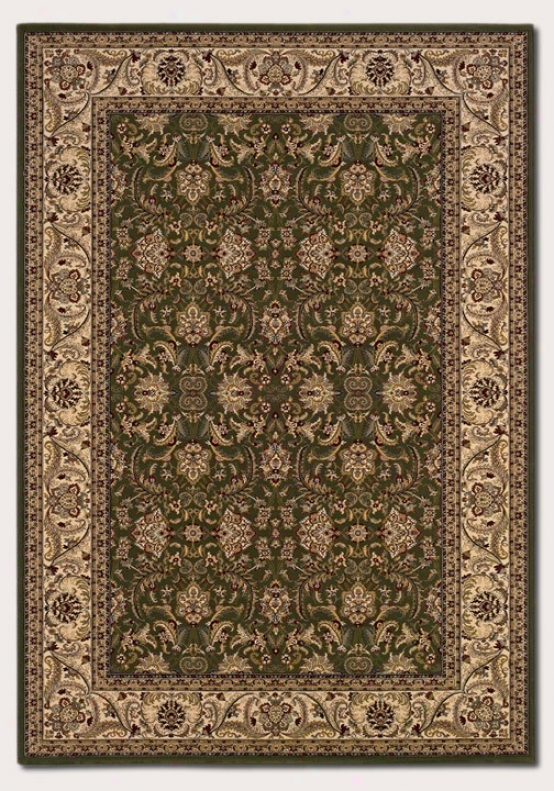 2'2&quot X 7'6&quot Rnner Area Rut Classic Persian Pattern In Deep Sage