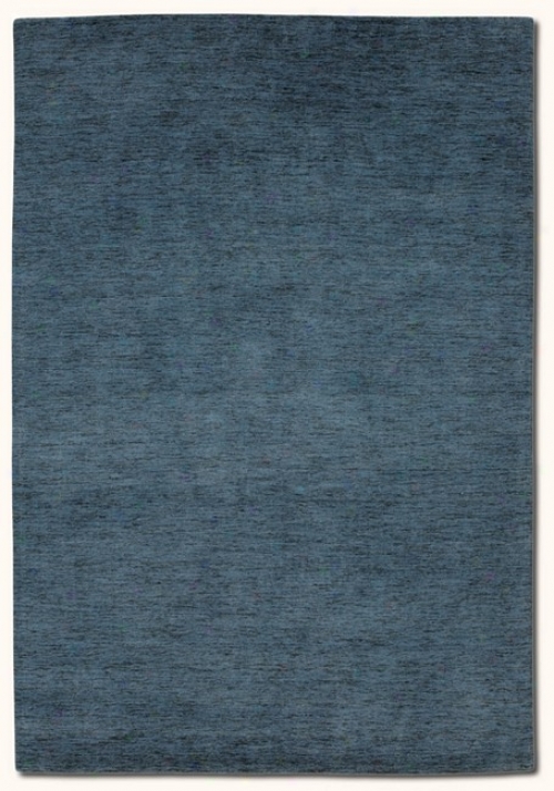 2'2&quot X 7'9&quot Contemporary Aura Blue Mercury Runner Area Rug