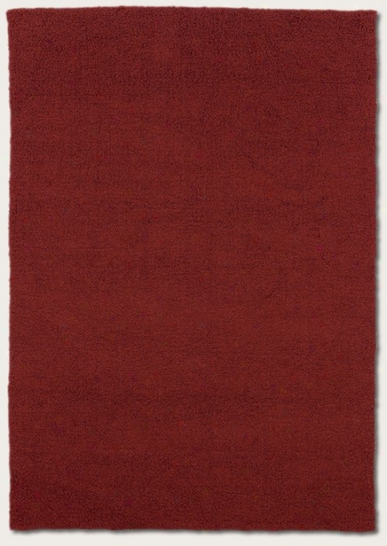 2'2&quot X 7'9&quot Messenger Area Rug Contemporary Style In Red Miso Color