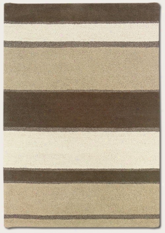 2'2&quot X 7'9&quot Runner Area Rug Hand Crafted Striped Design Ij Linen Beige