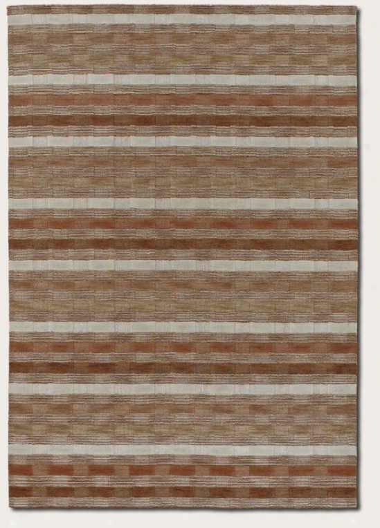 2'2&quot X 7'9&quot Runner Area Rug Striled Pattern In Brown And Grey