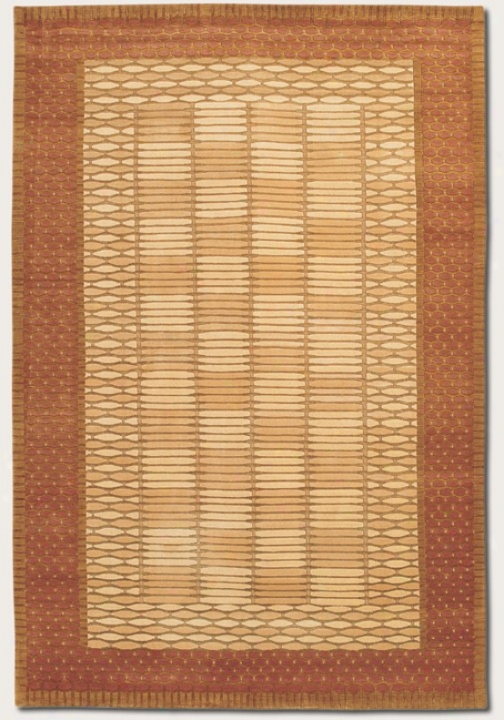 2'2&quot X 8' Runner Area Rug With Border In Berber Ivory Color