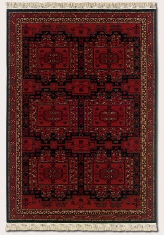 2'2&quot X 9'3&quot Runner Area Rug Classic Persian Pattern In Brick Red