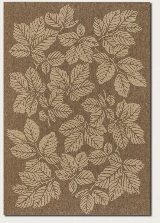 2'3&quot X 11'9&qupt Runner Area Rug Autumn Leaf Pattern In Gold And Cream