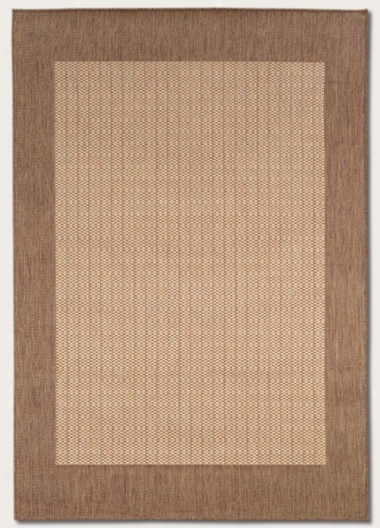 2'3&quot X 7'10&quot Runner Area Rug With Border In Natural Color
