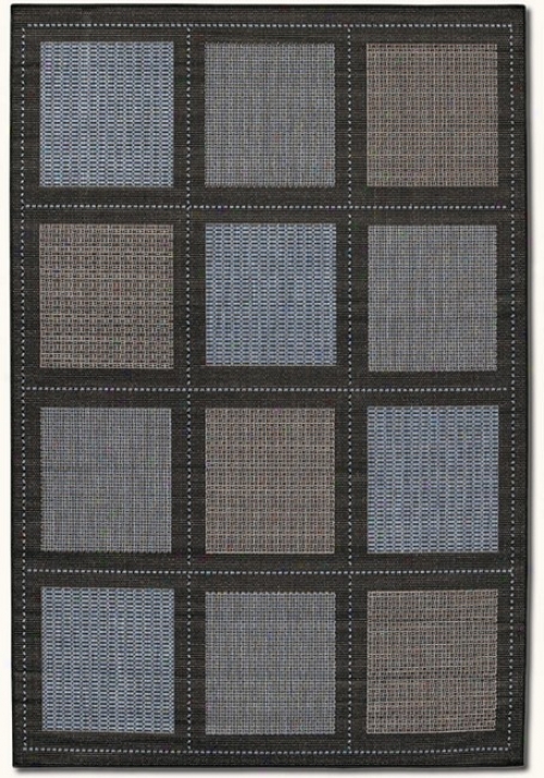 2'3&quot X 7'10&quot Top Bl8e Black Indoor/outdoor Runner Area Rug