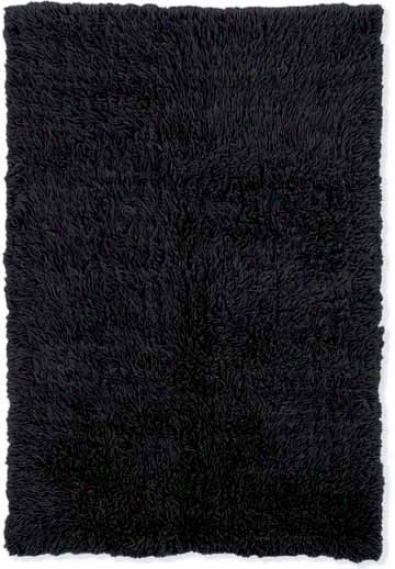2'4" X 4'3" New Flokati Area Rug - 100% Wool Wicked Color